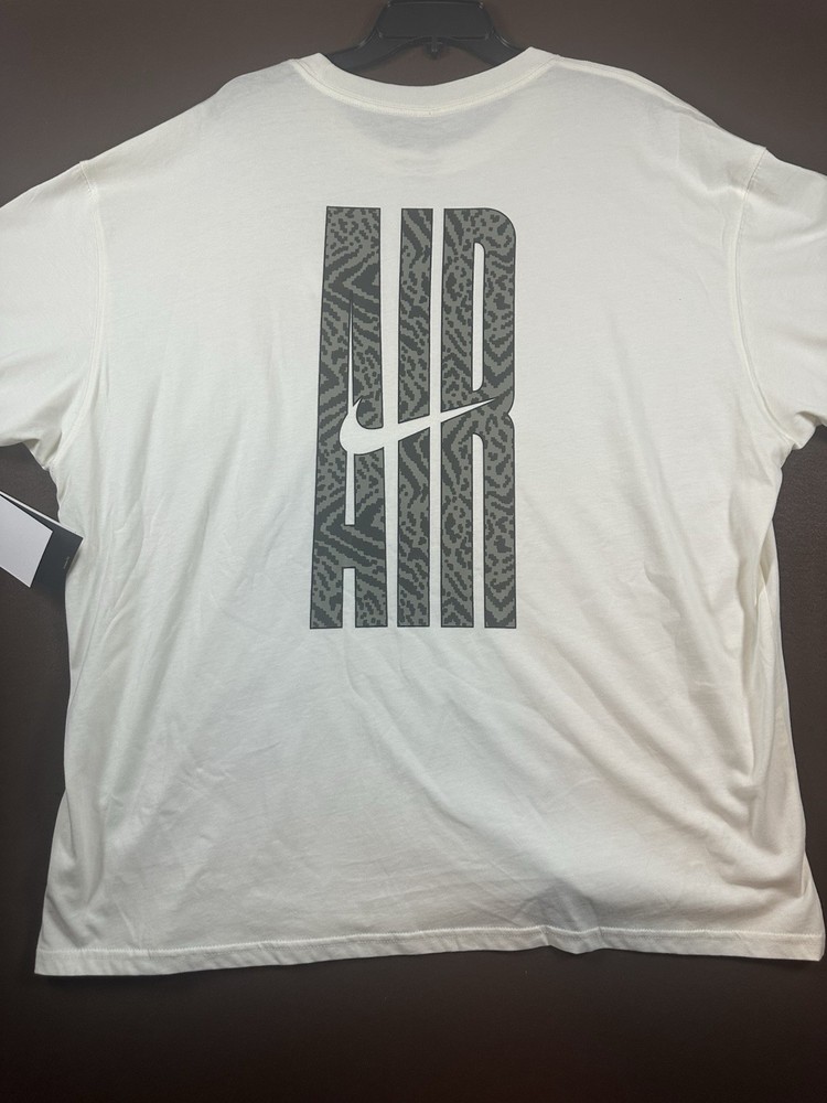 NIKE AIR MAX 90 SHIRT MENS SIZE XXL 2XL SAIL WHITE HQ9248-133 NWT