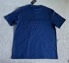 Greg Norman T Shirt Men’s Sz Large Blue Pocket Tee Relaxed Fit Short Sleeve