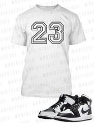 Graphic 23 Sneaker Tee Shirt To Match J1 Split Black Shoe Graphic Street Wear