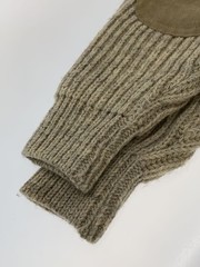Other Brands WoolyBack Knit Sweater (Thick) M Wool BEG Solid Color