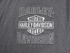 Vintage Harley Davidson Shirt Mens Extra Large XL Gray Big Barn Tank Top 80s