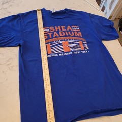 Shea Stadium 1964–2008 New York Mets T-Shirt Men’s Medium Blue Graphic Tee Used