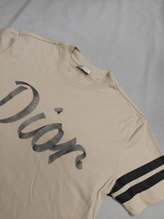 DIOR 47 Men’s Designer 100% Cotton Pullover Tshirt Top, Made in Italy, Size S