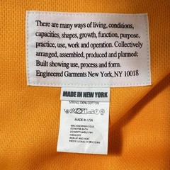 Engineered Garments Hoodie Mens XL Short Sleeve Drawstring Pullover USA Made