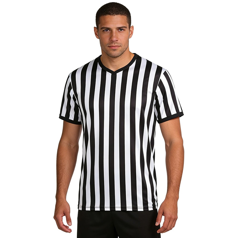 Men Striped Loose Shirt Undershirts Sports Daily Life Short-sleeve Homewear Top