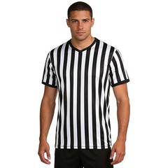 Men Striped Loose Shirt Undershirts Sports Daily Life Short-sleeve Homewear Top