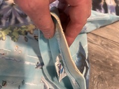 VINTAGE Liquid Blue Ocean Shirt XL Tie Dye All Over Print Nature Dolphin 1990