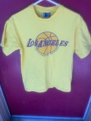 vintage famous stars and straps LA logo sunshine yellow