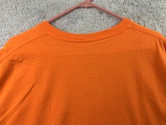 Gildan DryBlend Shirt Mens 3XL Orange Pocket Tee Crewneck Tagless Short Sleeve