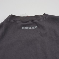 Vintage Oakley Software T-shirt Mens Size XL Gray Yellow 90s Center Logo Y2K Tee