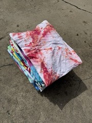 Lot of 30 Tie Dye Tees Reseller T Shirt Bundle Blank Mixed Sizes