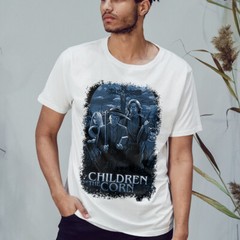 Children of the Corn (1985) Movie Poster Inspired T-Shirt Retro 80s Tee Unisex