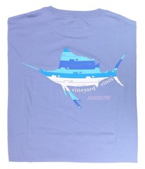 NWT Vineyard Vines Men SS Whale Pocket Crew Tee T-Shirt “SAILFISH WHALE LINE”