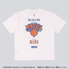 ONE PIECE × NBA T-Shirts ACE×New York KNICKS BLACK、White