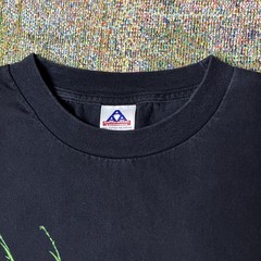 Vintage 90s Human-I-Tees Praying Mantis Grasshopper Insect Bug T Shirt XL Faded