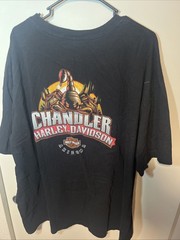 Harley Davidson Motorcycle Chandler Arizona Black Scorpion T Shirt Mens Size 4XL