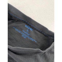 Kuhl Wildfibre T-Shirt Mens S Gray Organic Cotton Graphic Tee Mountain Logo SS