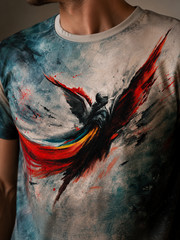 Warrior of Freedom Art T-Shirt by Natalia Savchenko Men’s Women’s Tee Ukraine