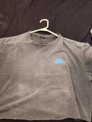 Vintage No Fear T Shirt Size Large Mens Low Waist Crop