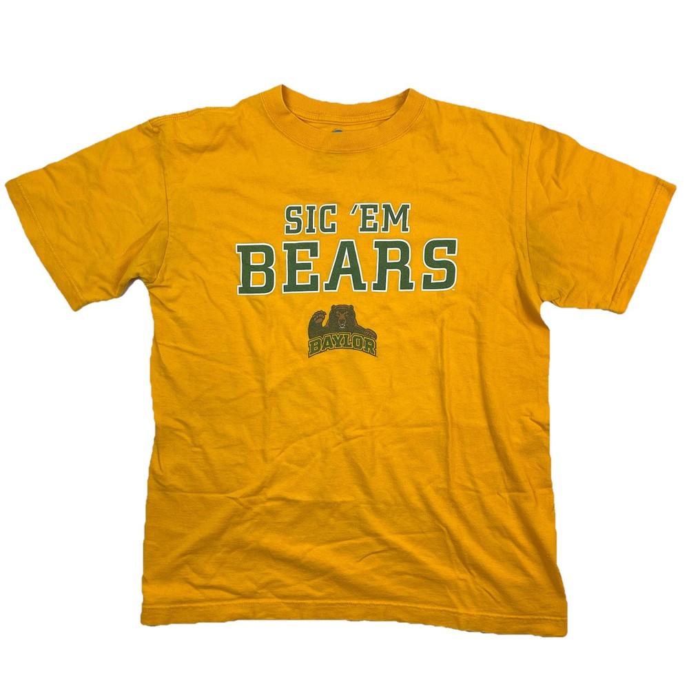 NCAA Baylor Bears Sic ’Em Graphic T-Shirt College Tee Men’s Size M