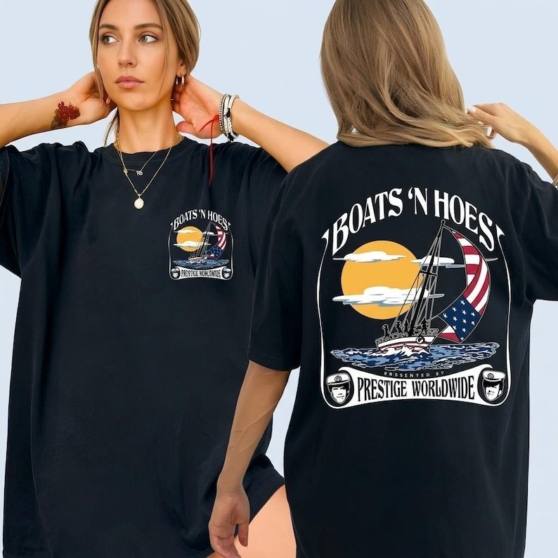 Boats And Hoes Shirt, Prestige Worldwide Tee, Nautical Nonsense Shirt