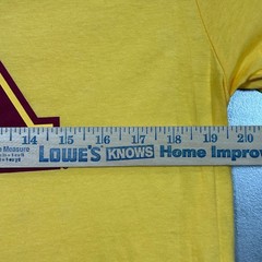 Fanatics Minnesota Golden Gophers NCAA T-Shirt Yellow Maroon Men’s Medium