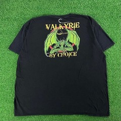 Valkyrie Motorcycles By Choice Promo Dragon Graphic Tshirt Size 3XL