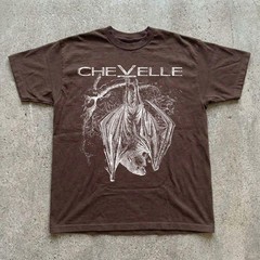Chevelle Bat Graphic Rock band Dark Chocolate Basic T shirt S-2345XL NH26676