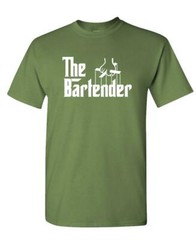 THE BARTENDER – Unisex Cotton T-Shirt Tee Shirt