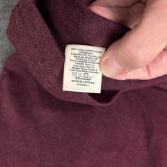 The Normal Brand Puremeso Long Sleeve Henley Shirt Men’s Size XL Wine NWT