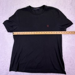 Louis Vuitton Black Classic Logo Embroidered T-Shirt Men’s M (RM202Q JC8 HAY50W)