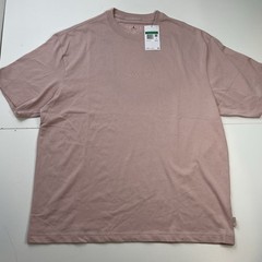 NEW Nike Jordan Wordmark 85 Embroidered Pink Tan T-shirt Mens Size XL