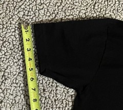 American Apparel Fine Jersey 100% Combed Cotton T-Shirt Black Small Made In USA