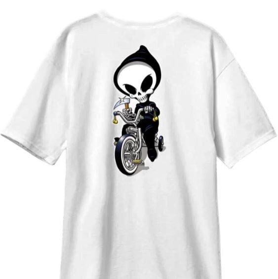BLIND SKATEBOARDS MENS TRICYCLE REAPER PREMIUM SHORT SLEEVE SHIRT GREY