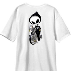 BLIND SKATEBOARDS MENS TRICYCLE REAPER PREMIUM SHORT SLEEVE SHIRT GREY