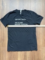 Ted Lasso Roy Kent Quote T-Shirt Bella Canvas Medium Dark Heather Charcoal Tee