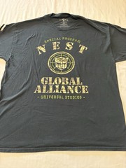 Universal Studios Transformers NEST Camo Print T-shirt Adult Unisex XL