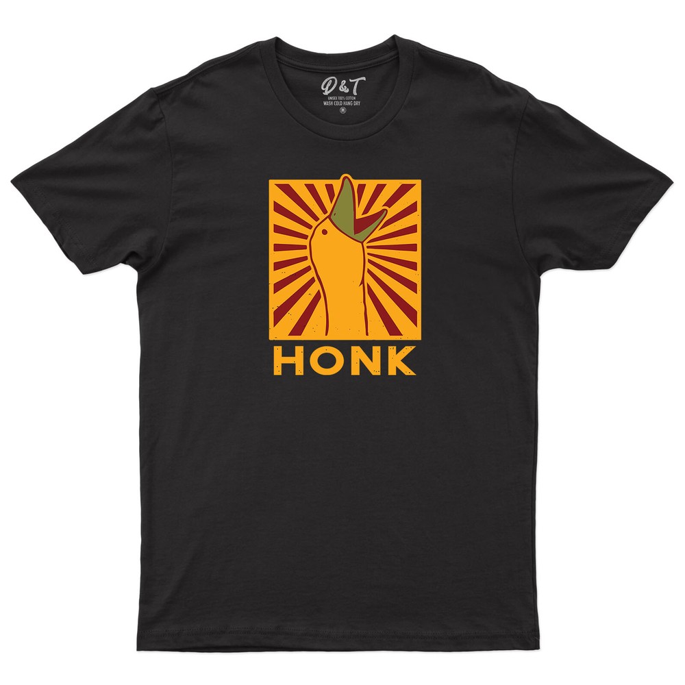 Honk Meme T Shirt Triggered Goose Peace Was Never An Option Funny Tee Top
