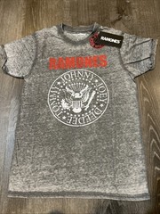 Ramones Presidential Seal Burnout T-Shirt Medium NWT Official