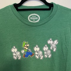 Official Nintendo Luigi Koopa T-Shirt Men’s XL