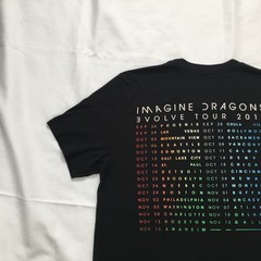 Imagine Dragons T Shirt L Black Evolve Tour 2017 Short Sleeve Band Music Unisex.