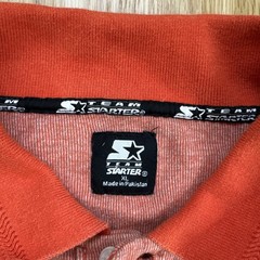 VTG Starter Clemson Tigers Polo Shirt Size XL Textured Fabric 90s 80s College