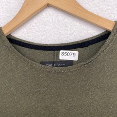 RAG & BONE Shirt Mens XL Classic Tech Jersey Tee Slub Short Sleeve Green
