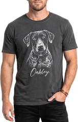 Personalized Dog Dad Shirt Custom Pet Portrait with Names Father’s Day Tee