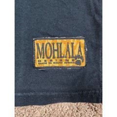 Mohlala Designs South Africa Graphic Tee Black Tribal Mask Print Short Sleeve