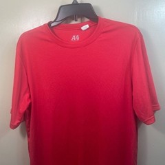 A4 Cooling Performance‎ T-Shirt Moisture Wicking Athletic Red Mens