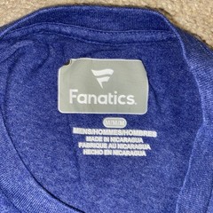 Fanatics Los Angeles Dodgers LA Blue Gray T Shirt Short Sleeve Mens Medium