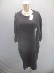 NWT HB Size 1XLT Mens Black 100% Cotton Short Sleeve Crew Neck Casual TShirt 807