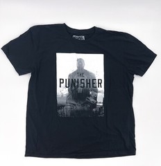 The Punisher Marvel Shirt Adult Extra Large Black Graphic T-Shirt Comic TV