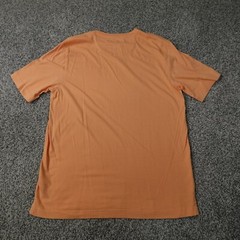 Greg Norman Shirt Mens Medium Orange Shark Golf Preppy Cotton Casual Pocket Tee